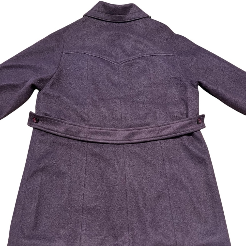 Vintage 1960’s Women’s Purple Plaid Peacoat Sz. XL - Picture 8 of 8